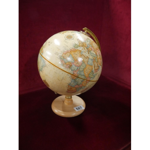 507 - WORLD GLOBE