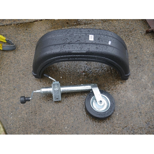 109 - TRAILER MUDGUARDS & JOCKEY WHEEL