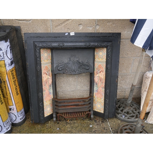 114 - FIREPLACE INSET