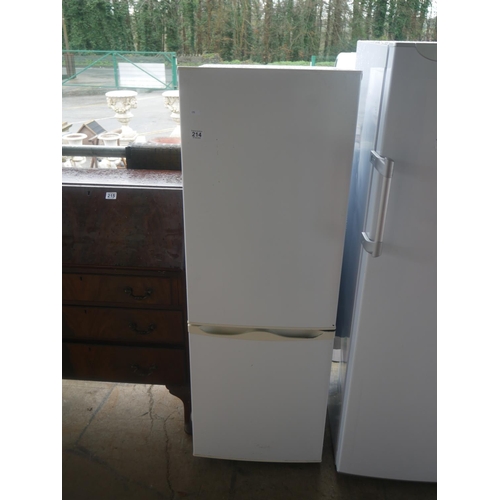 214 - FRIDGE FREEZER