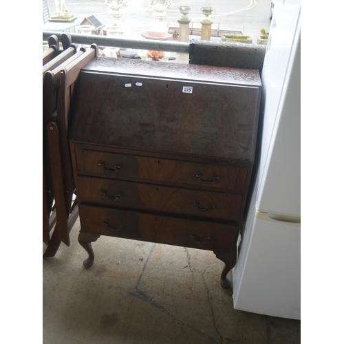 215 - MAHOGANY BUREAU - NEEDS TREATED