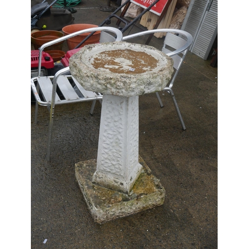 74 - CONCRETE BIRD BATH