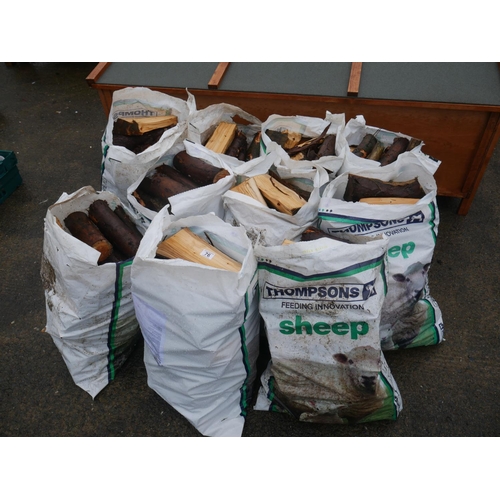 76 - 10 BAGS OF LOGS