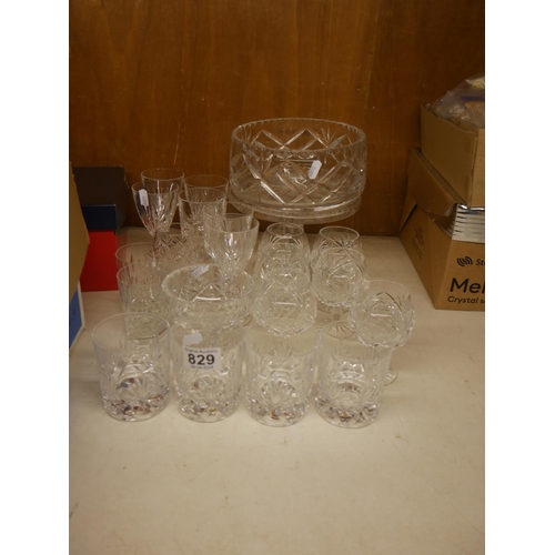 829 - LOT OF CRYSTAL