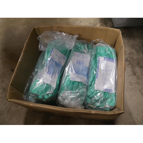 885 - BOX OF NEW RUBBER GLOVES