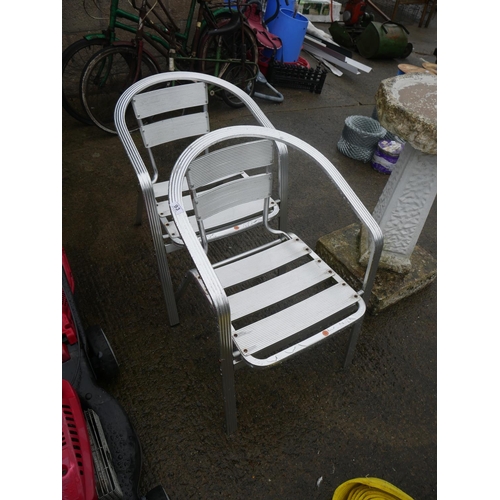 93 - 2 GARDEN CHAIRS