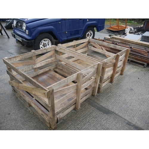 14 - 2 PALLET CRATES