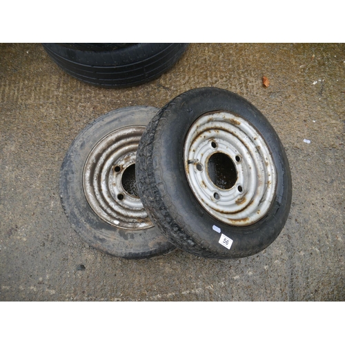 56 - 2 IFOR WILLIAMS WHEELS