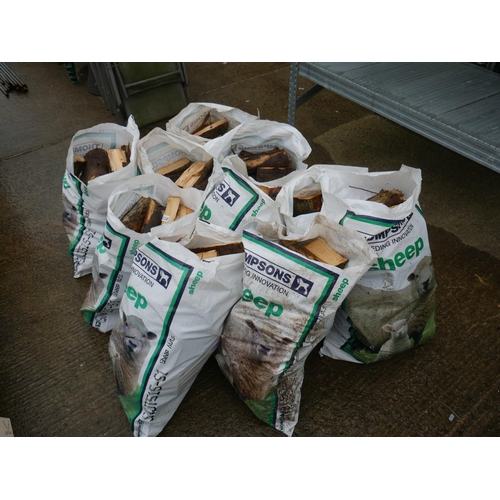 71 - 10 BAGS OF LOGS