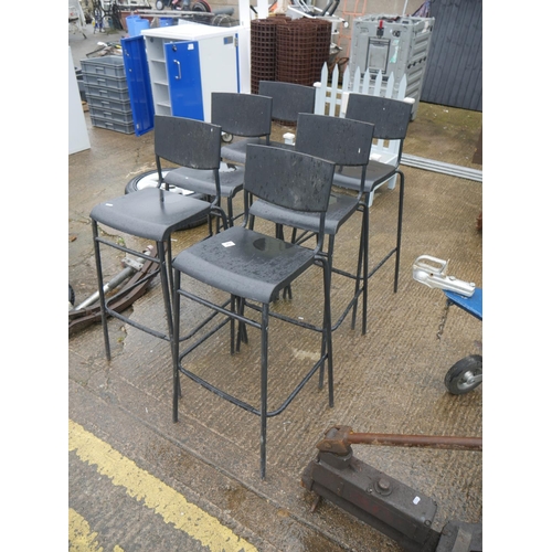 79 - 6 HIGH STOOLS