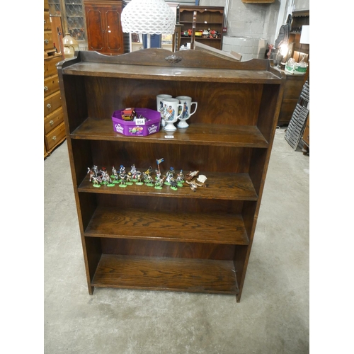 853 - OPEN BOOKCASE