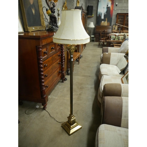 551 - BRASS STANDARD LAMP