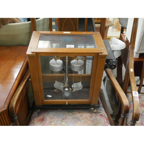 687 - CASED LAB SCALES