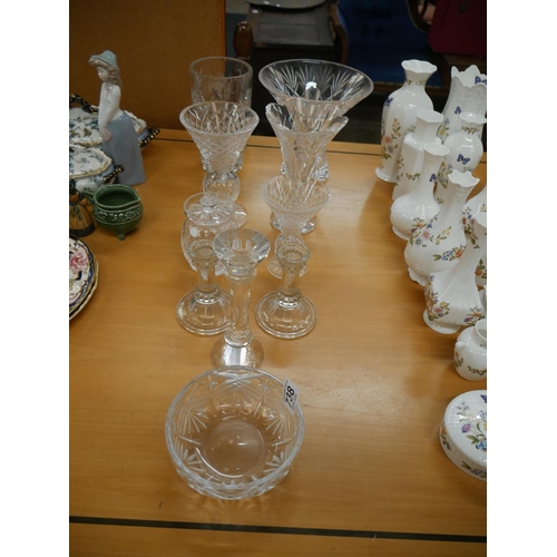 738 - LOT OF CUT GLASS