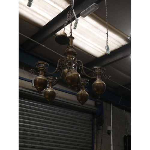 774 - BRASS LIGHT FITTING