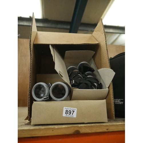 897 - BOX OF WELDING GOGGLES