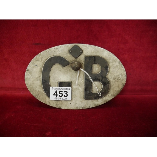 453 - OLD CAR BADGE