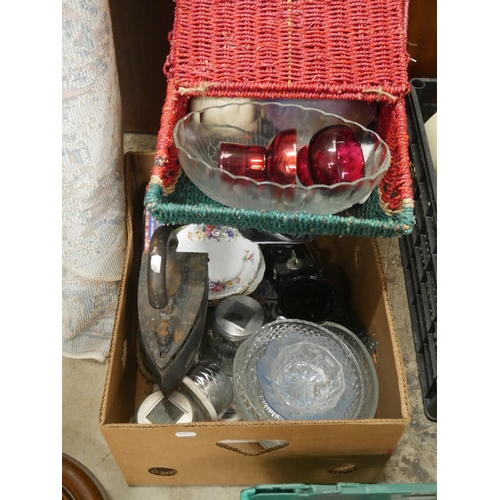 891 - BOX LOT & BASKET LOT