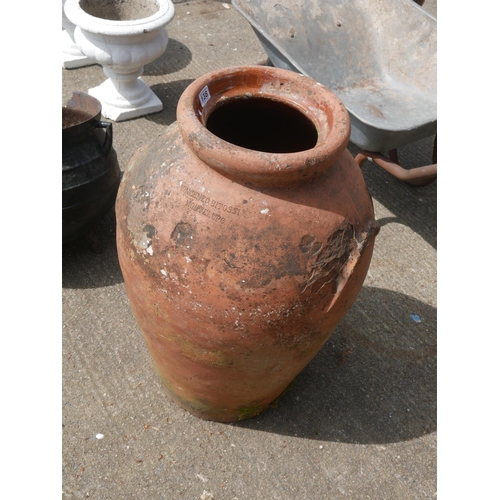 138 - LARGE TERRACOTTA POT - NO BASE