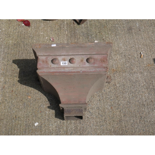 150 - LARGE CAST IRON SPOUTING TRUNK