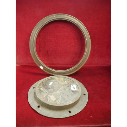 2 BRASS PORTHOLES