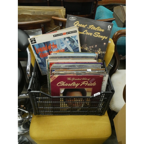 606 - BOX OF RECORDS