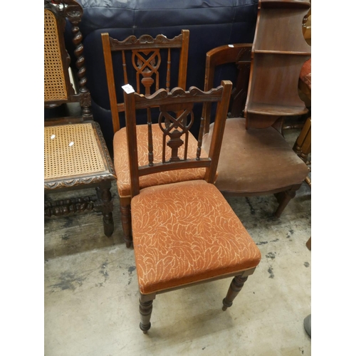 616 - 2 SIDE CHAIRS