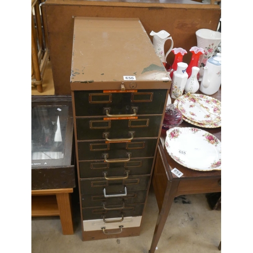 656 - VINTAGE FILING CABINET