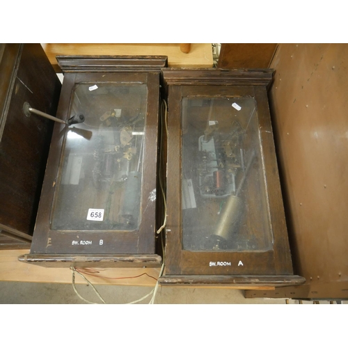 658 - 2 CASED INSTRUMENTS