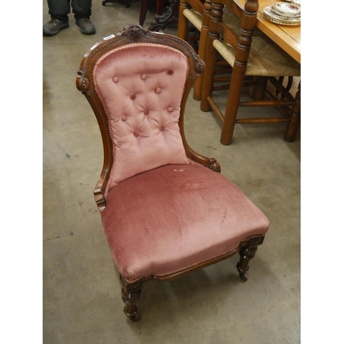 682 - EDWARDIAN ARMCHAIR