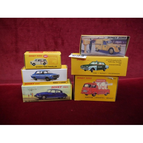 695 - BOXED DINKY CARS