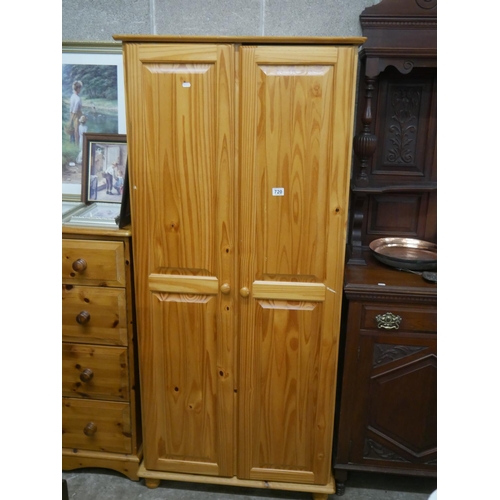 720 - PINE WARDROBE