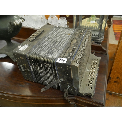 768 - OLD ACCORDION FOR RESTORATION