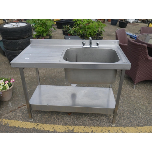 77 - STAINLESS STEEL SINK