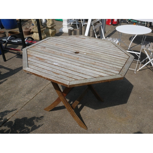 100 - OCTAGONAL GARDEN TABLE