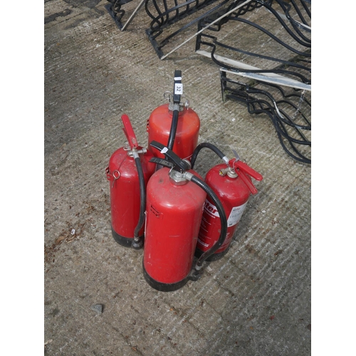 32 - 4 FIRE EXTINGUISHERS