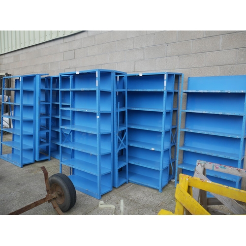 46 - 13 SECTIONS OF DEXION SHELVING