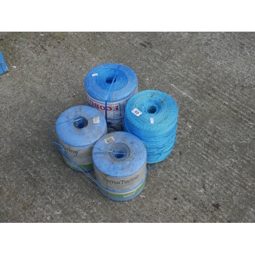 49 - 4 ROLLS OF TWINE