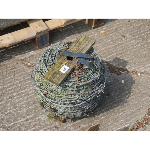 65 - ROLL OF BARBED WIRE