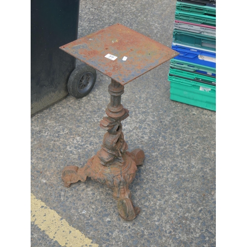 77 - CAST IRON TABLE BASE