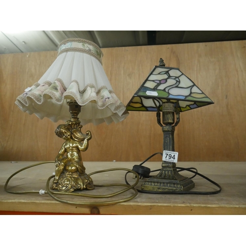 794 - 2 TABLE LAMPS