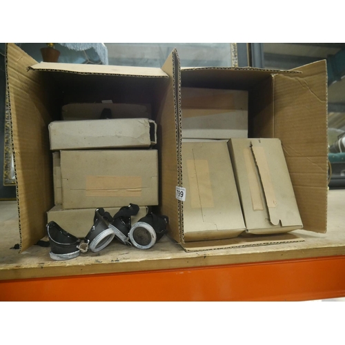 799 - 2 BOXES OF WELDING GOGGLES