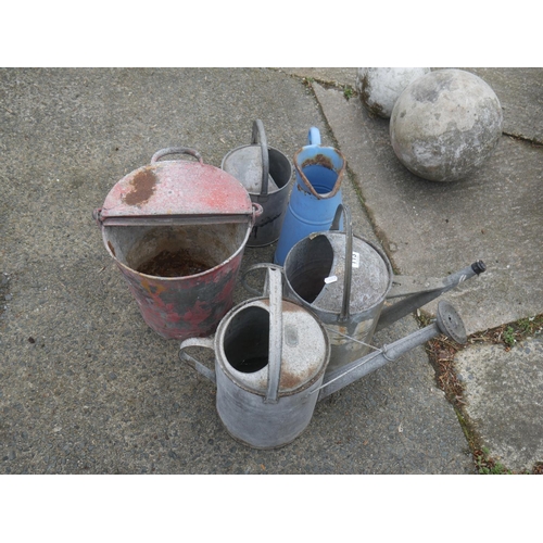 113 - VINTAGE WATERING CANS