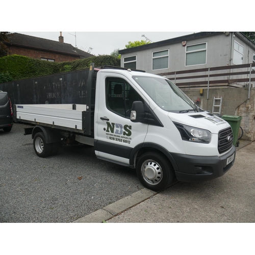 204 - FORD TRANSIT 350 WITH DROP SIDE TIPPER BODY - 3.5 TONNE GROSS WEIGHT - REG NO. AP19 XOJ JUNE 
2019 -... 