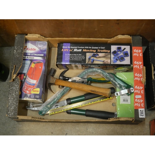 282 - BOX OF TOOLS