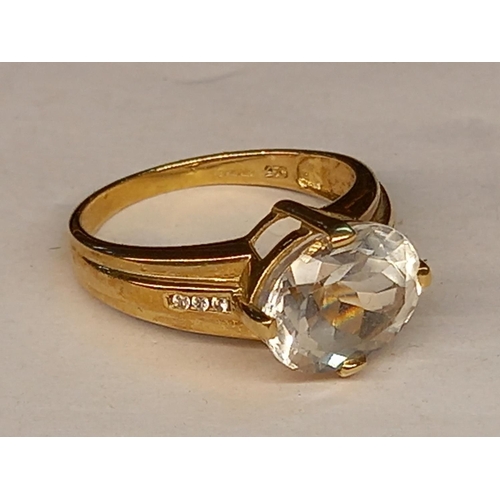 399 - 9CT LADIES RING SIZE K