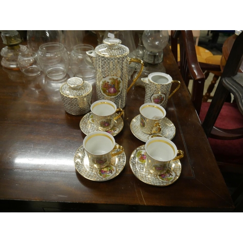 674 - LIMOGE PART TEA SET