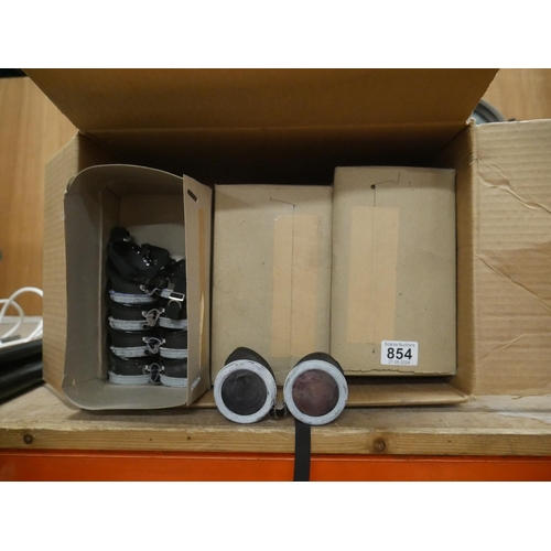 854 - BOX OF WELDING GOGGLES