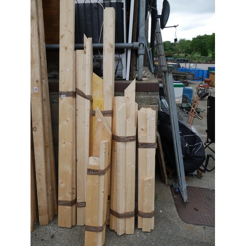 108 - LOT OF WHITE WOOD