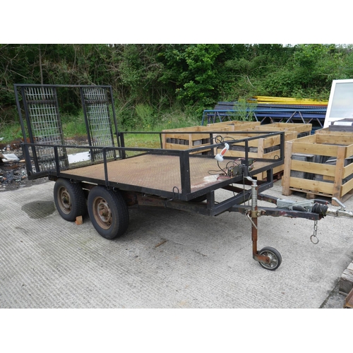 3 - TWIN AXLE TRANSPORTER TRAILER WITH ELECTRIC WINCH